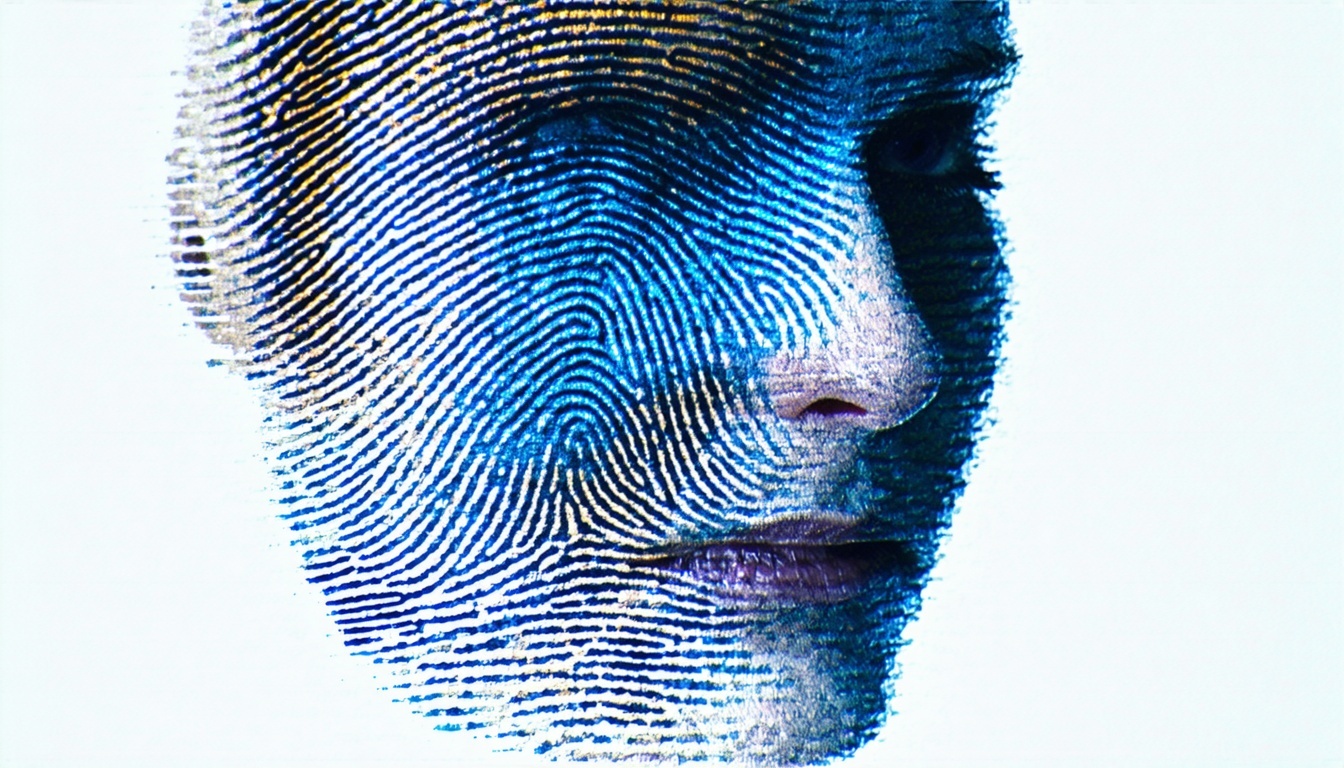 Face in made out of biometrics